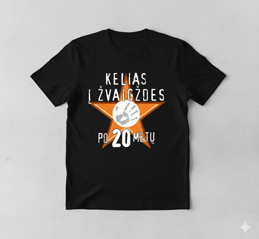 Legendinio realybės šou „Kelias į žvaigždes“ marškinėliai